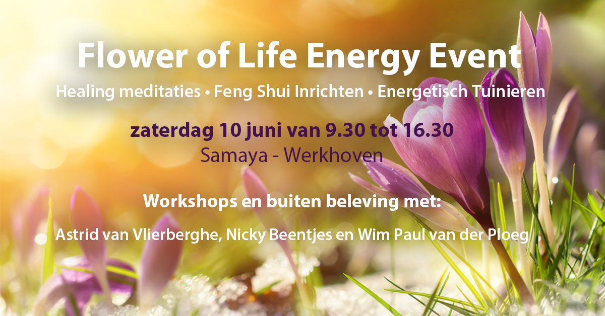 Flower of Life Energy Event 10 juni